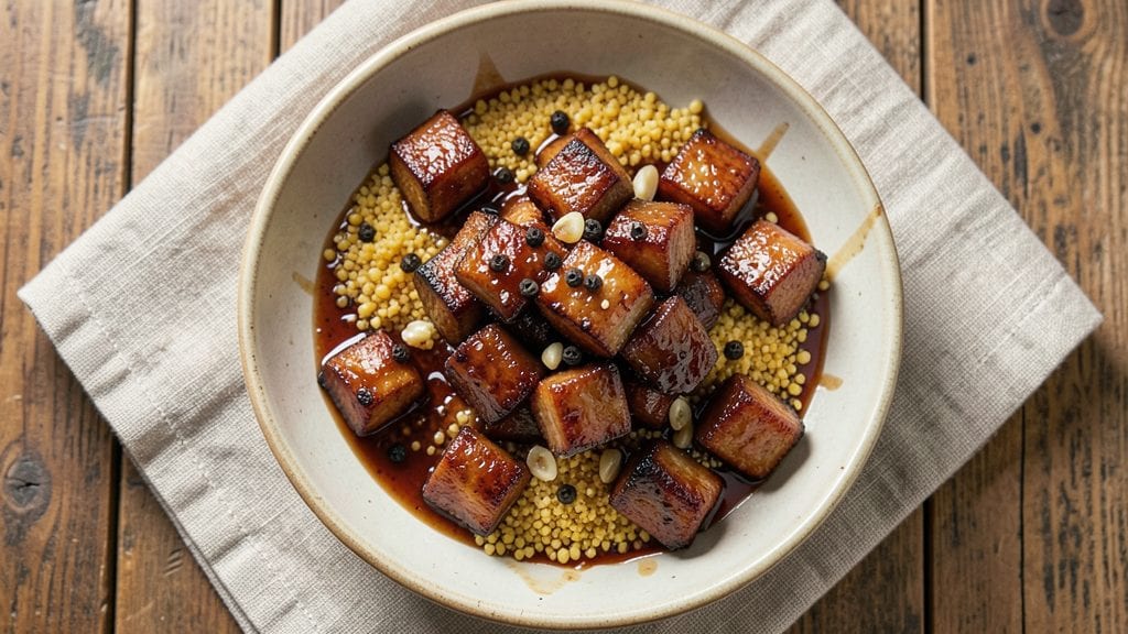Air Fryer Pork Belly Burnt Ends Recipe: Crispy Cornmeal Crowns Over Smoky-Sweet Meat