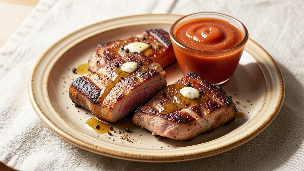 Baked Pork Chops and Applesauce Recipe: Slow-Cooked Sweetness and Savory Crisp