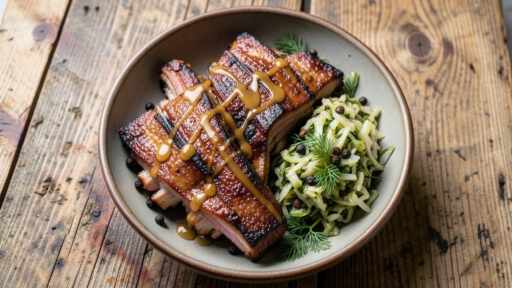 Baked Spare Ribs and Sauerkraut Recipe: Smoky-Sour Harmony in One Pan