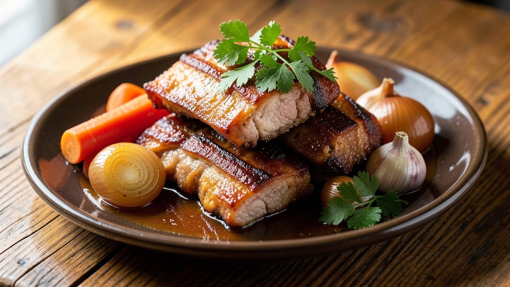 Boiled Pork Spare Ribs Recipe: Slow-Simmered Silky Meat with Vinegar-Kissed Crunch