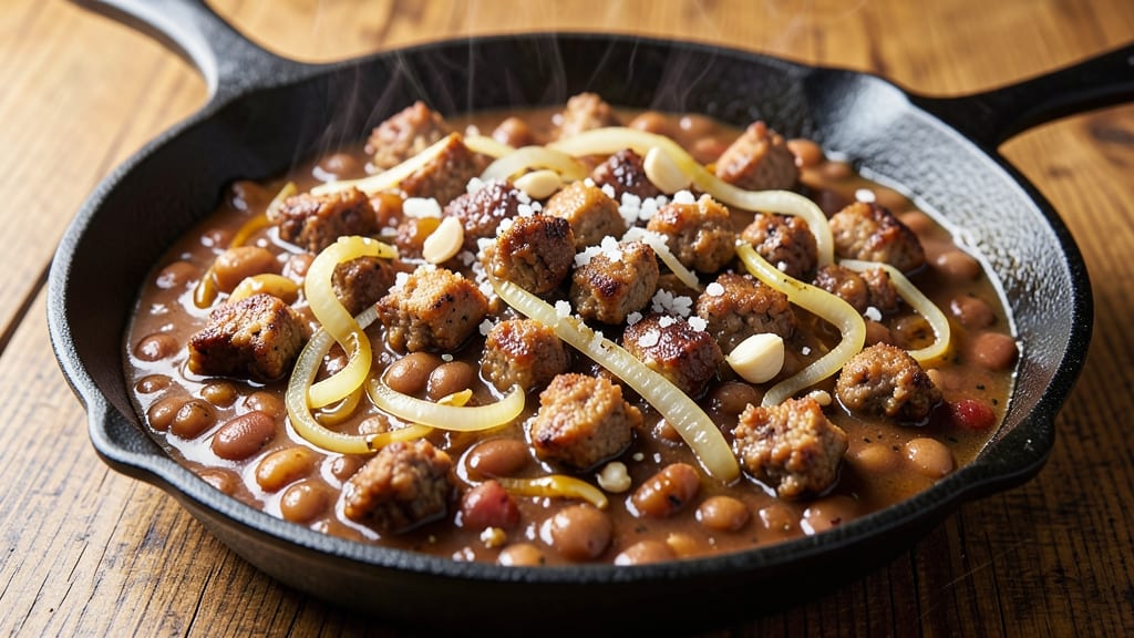 Campbell's Pork and Beans With Hamburger Recipe: Hearty One-Pot Protein Power