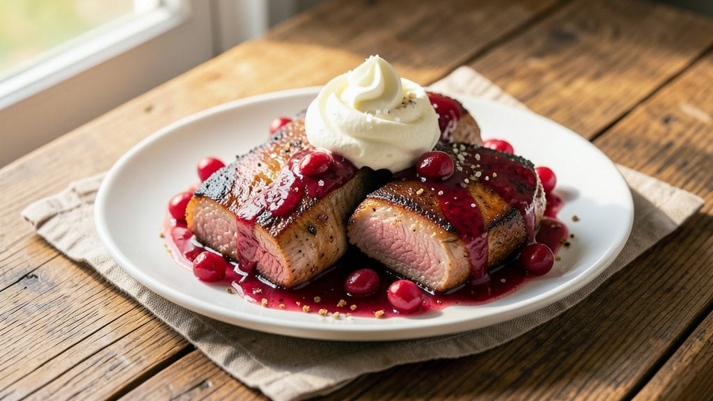Cranberry-Pork Chops Recipe: Sweet-Tart Glaze That Sticks to Every Bite