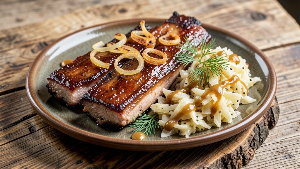 Crock Pot Pork Country Ribs and Sauerkraut Recipe: Smoky-Sour Slow Cooker Harmony