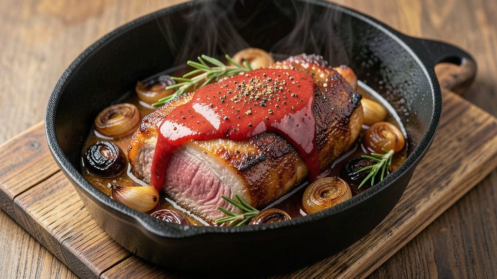 Dutch Oven Pork Shoulder Recipe: Smokehouse-Infused Crisp Skin and Deeply Savory Meat