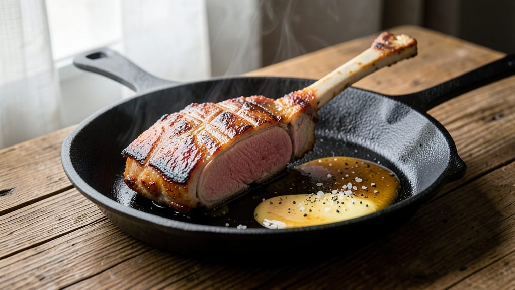 Gordon Ramsay's Bone-In Pork Chop Recipe: Pan-Seared Crust With Juicy Pink Centers