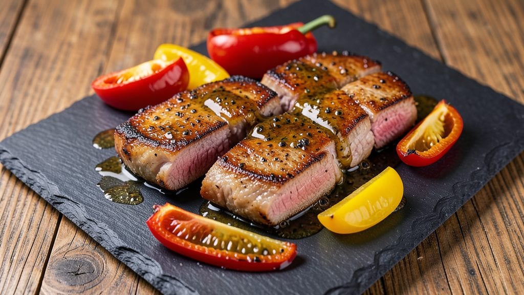 Gordon Ramsay's Pork Chops With Peppers Recipe: Pan-Seared Crispiness and Sweet Bell Pepper Bites