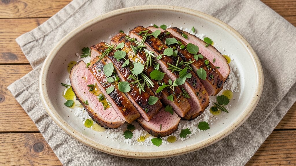 Ina Garten's Pork Loin Recipe: Herb-Crusted Roast With Golden Vinegar Glaze