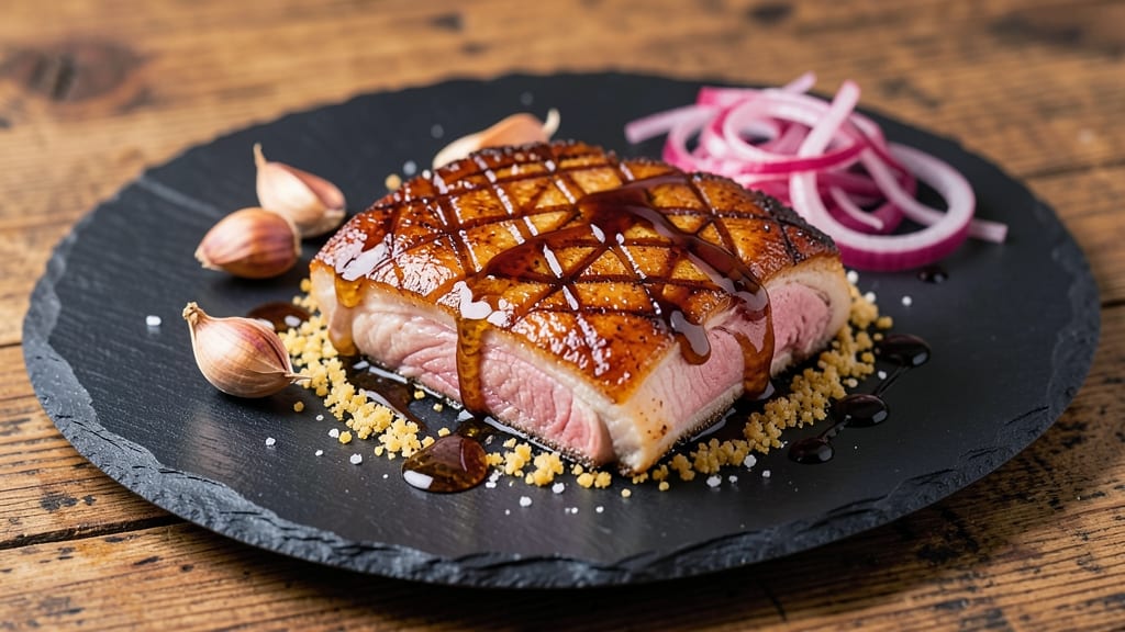Ninja Foodi Pork Belly Recipe: Crispy Cornmeal Crowns Over Buttery Glazed Meat