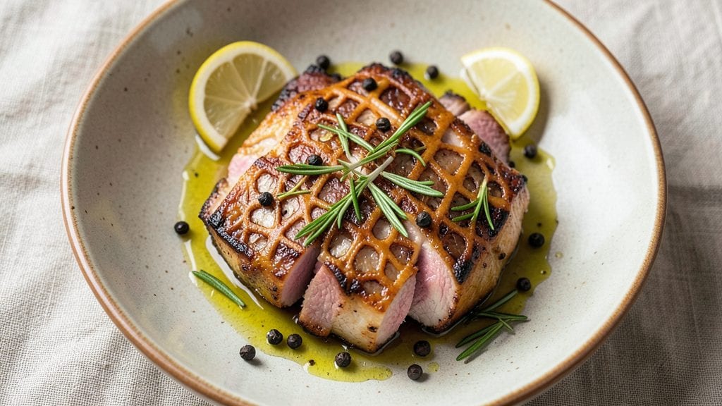 Pan Fried Pork Belly Recipe: Crispy Skin, Silky Pink Meat Magic