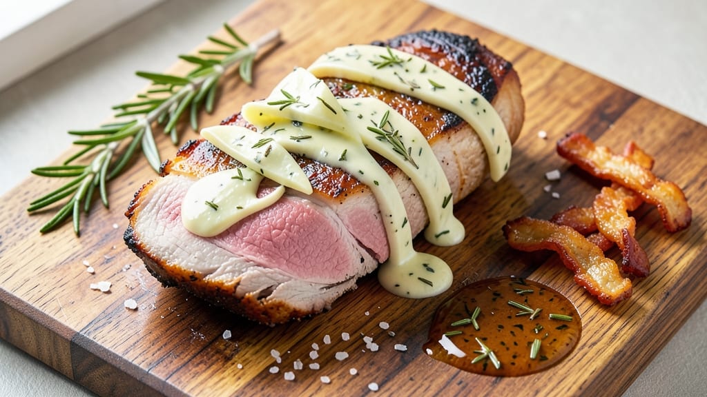 Paula Deen's Pork Loin Recipe: Southern-Style Herb Butter Roast With Vinegar-Kissed Crisp