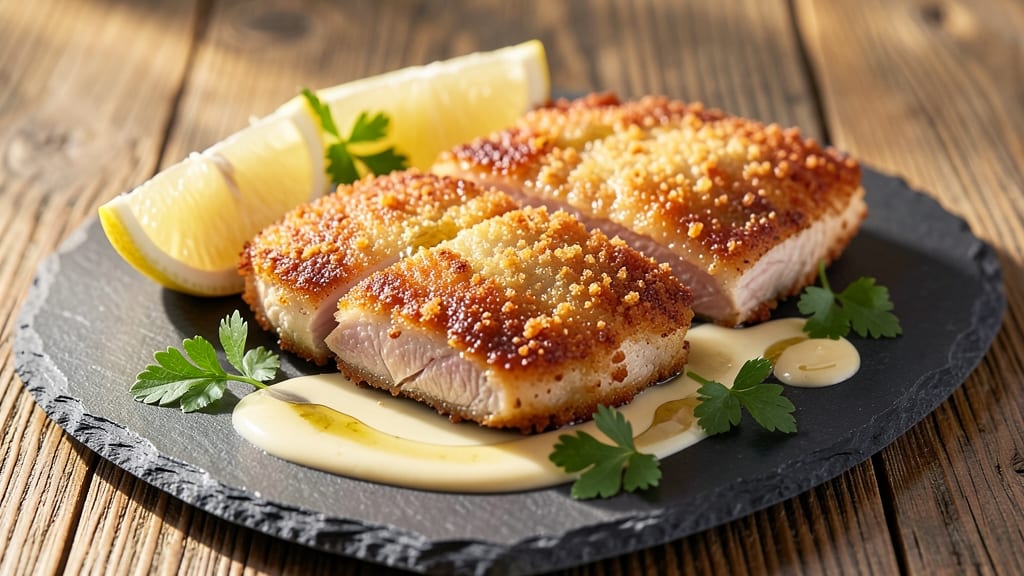 Pioneer Woman's Pork Schnitzel Recipe: Golden Crispy Panade With Herby Butter Baste
