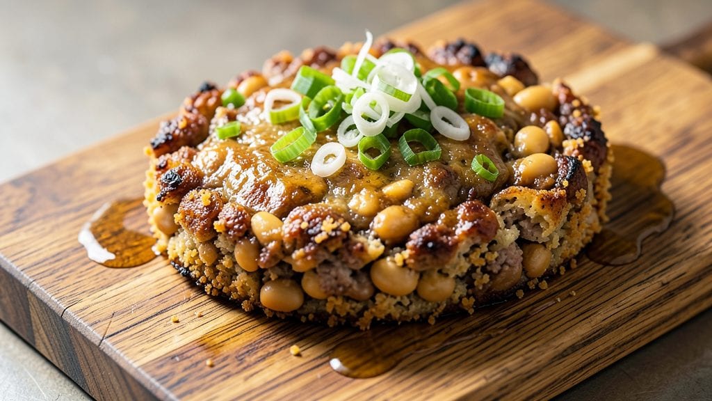Pork and Bean Cake Recipe: Savory Cornbread With Smoky Bean Depth
