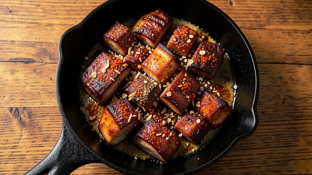 Pork Belly Burnt Ends Dry Rub Recipe: Deep Smoky Crust With Caramelized Sweetness