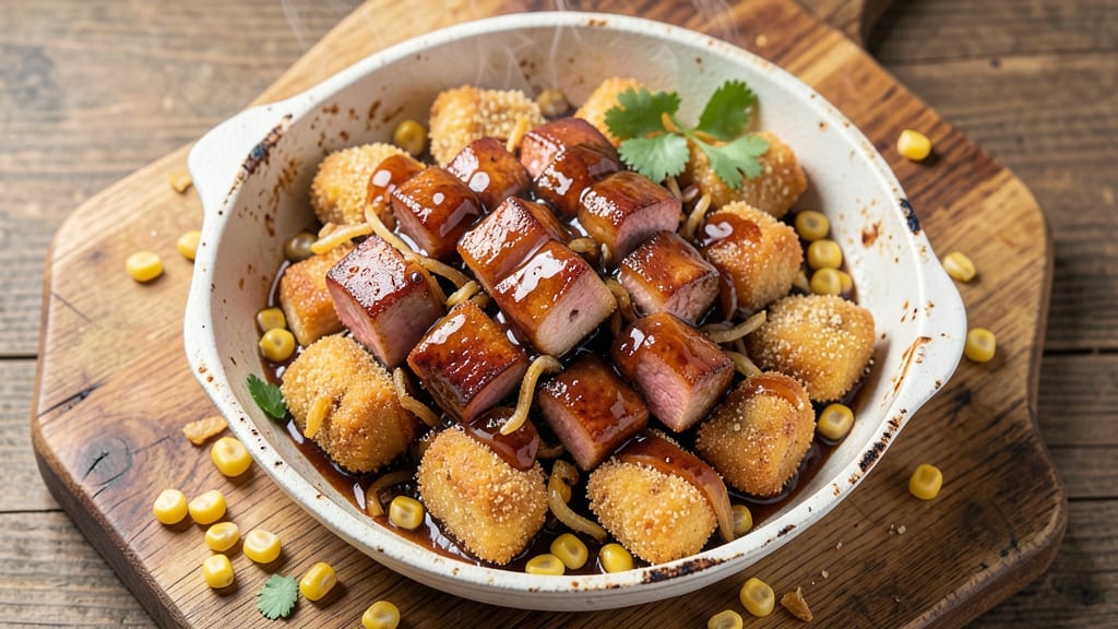 Pork Belly Corn Dogs Recipe: Crispy Cornbread Crust Meets Juicy Pork Belly