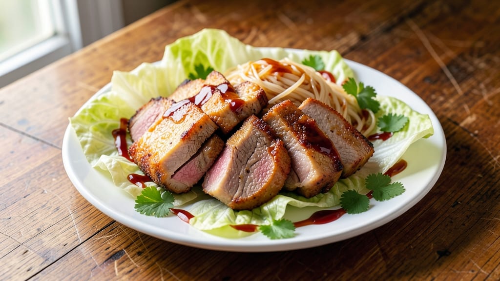 Pork Belly Lettuce Wraps Recipe: Crispy Skin Meets Umami-Packed Filling