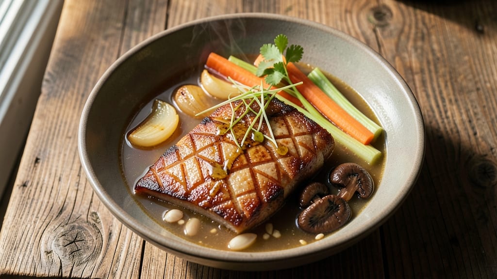 Pork Belly Soup Recipe: Rich Broth with Crispy Edges and Silky Meat