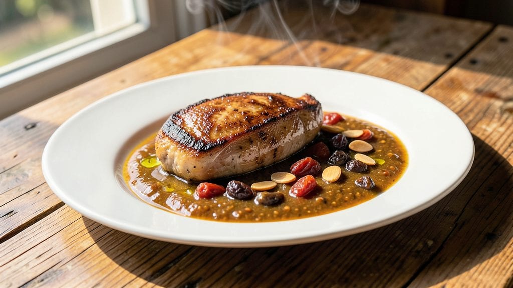 Pork Chop Chutney Recipe: Spiced Fruit Glaze That Caramelizes to Sticky Perfection