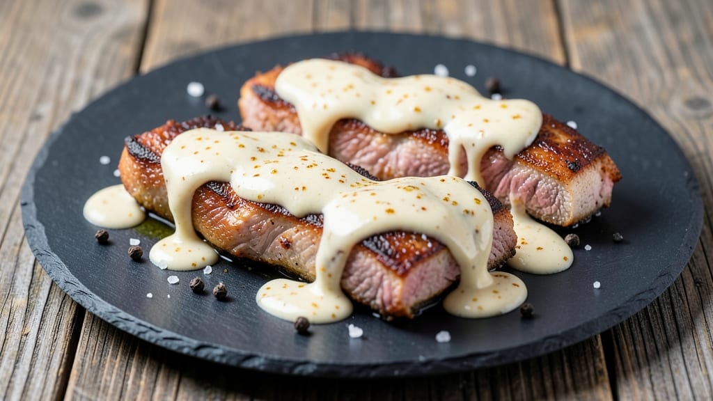 Pork Chop Mayo Recipe: Buttery Pan-Seared Crisp With Fluffy Pink Hearts