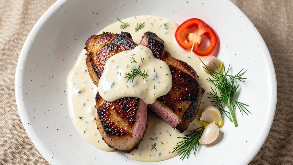 Pork Chops With Hidden Valley Ranch Dressing Recipe: One-Bowl Velvety Drizzle for Grilled or Pan-Seared