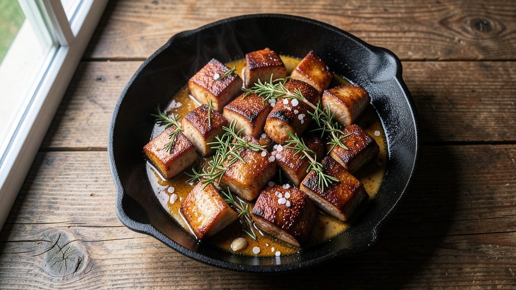 Pork Chunks Recipe: Smoky Garlic Butter Bites in 25 Minutes