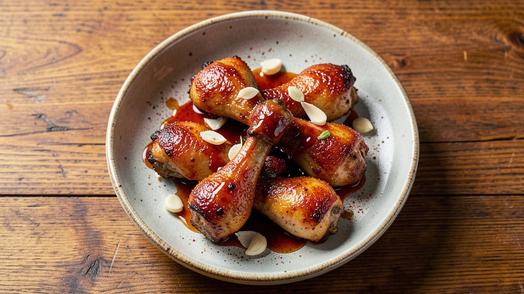 Pork Drumsticks Recipe: Smoky Garlic-Glazed Crispy Skin, Juicy Inside