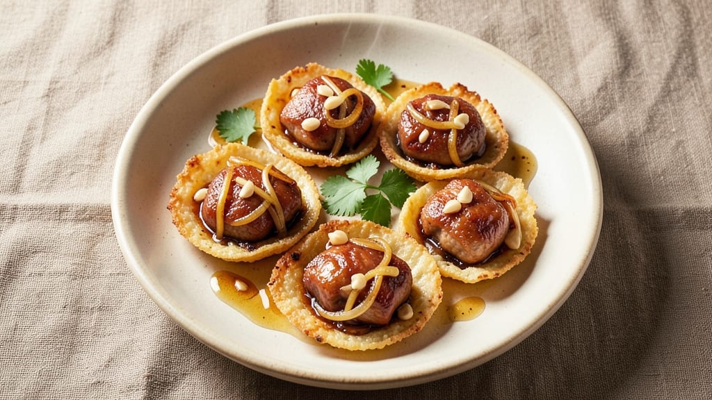 Pork Hopia Recipe: Crispy Cornmeal Crowns With Vinegar-Braised Hearts