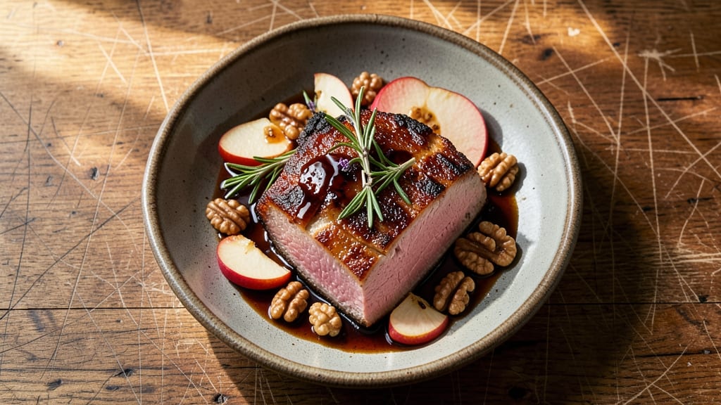 Pork Loin Rib End Recipe: Smoky Roast with Crispy Vinegar-Kissed Edges