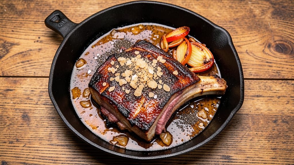 Pork Rib Brisket Bone Recipe: Smoky-Sweet Fall-Apart Magic in a Dutch Oven