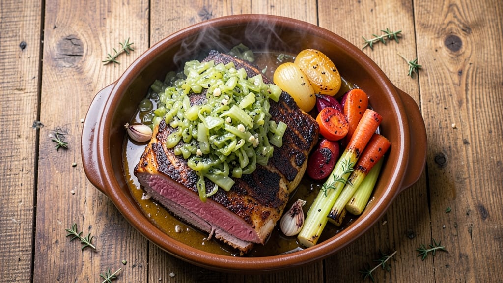 Pork Shoulder Roast and Sauerkraut Recipe: Smoky-Sour Balance in One Pan