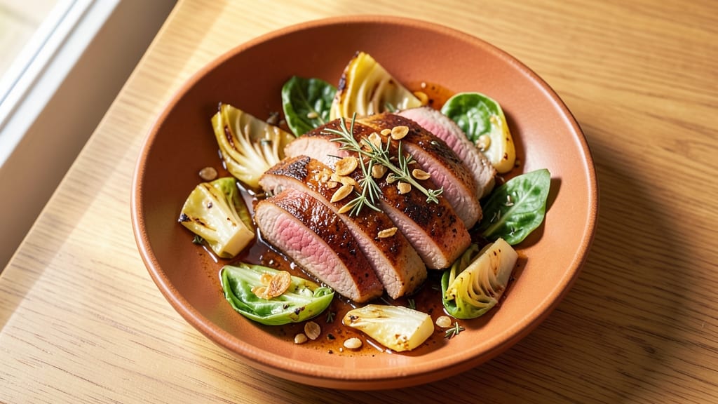 Pork Tenderloin With Cabbage Recipe: Herb-Roasted Juiciness Meets Crunchy Slaw