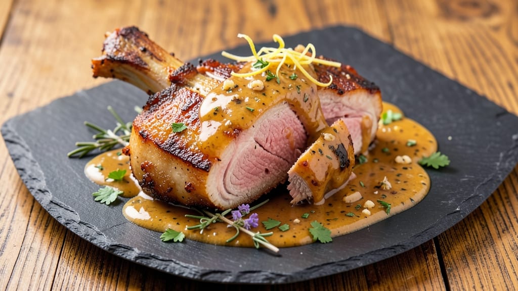 Rachael Ray's Pork Chop Recipe: Pan-Seared Crisp With Herb Butter Glaze