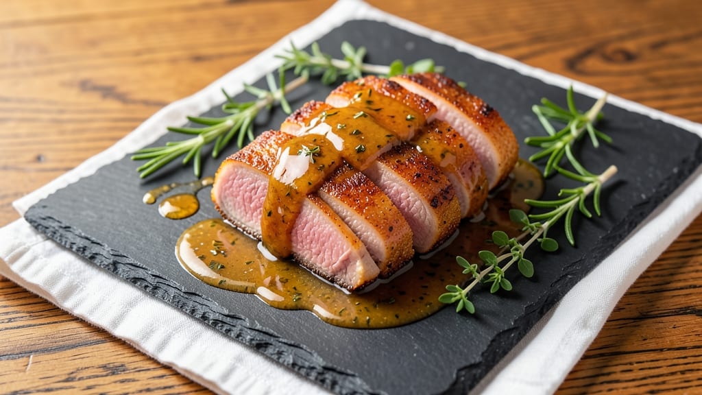 Smithfield Pork Tenderloin Recipe: Herb-Crusted Roast With Vinegar-Kissed Crisp