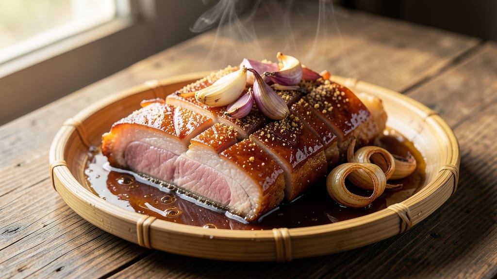 Taiwanese Pork Belly Recipe: Five-Spice Glazed Crispy Skin Magic