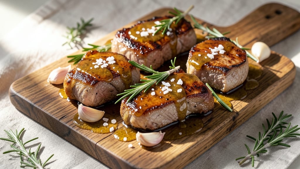 Tuscan Pork Chops Recipe: Rosemary-Garlic Pan-Seared With Crispy Skin